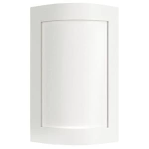 Image of IT Kitchens Stonefield White Classic Style Base external curved door