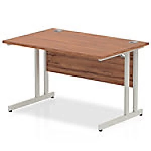 Image of Impulse Cantilever 1200 Rectangle Desk Walnut
