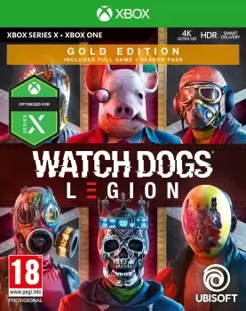 Image of Watch Dogs Legion Gold Edition Xbox One Series X Game