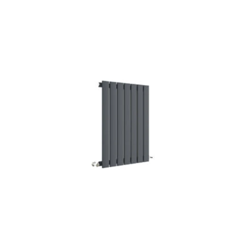 Image of Aspire Hudson Reed Sloane Single Designer Horizontal Radiator 600mm H x 412mm W - Anthracite PWHLA54