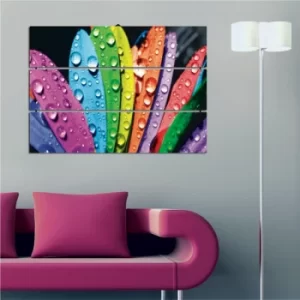 Image of PY22 Multicolor Decorative MDF Painting (3 Pieces)