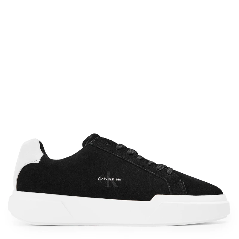 Image of Calvin Klein Mens Chunky Cup Low-Top Trainers Black/White male 7 (41)