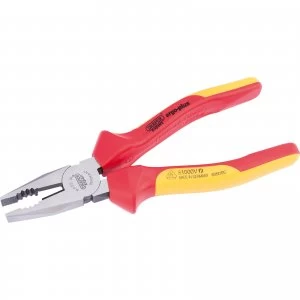 Image of Draper Expert Ergo Plus VDE Insulated High Leverage Combination Pliers 200mm