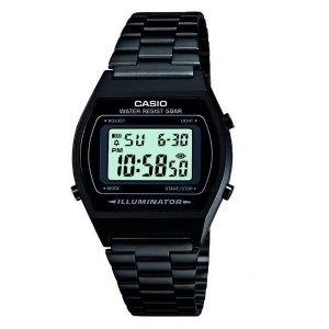Image of Casio B640WB-1AEF Classic Digital Watch with Stainless Steel Band Black