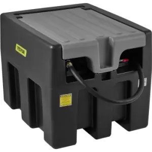Image of Portable Diesel Tank, 58 Gallon Capacity & 10 gpm Flow Rate, Diesel Fuel Tank with 12V Electric Transfer Pump and 13.1ft Rubber Hose, pe Diesel