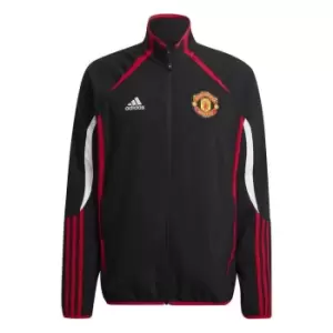 Image of adidas Manchester United Teamgeist Track Jacket Mens - Black