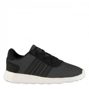Image of adidas LiteRacer Infant Boys Trainers - DkGrey/Blk/Wht