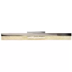 Image of Luminosa Linn Wall Lamp, 12W LED, 3000K, 1000lm, IP44, Polished Chrome