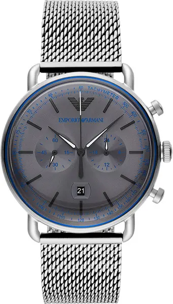 Image of Emporio Armani Watch Aviator Men D - Grey EA-340
