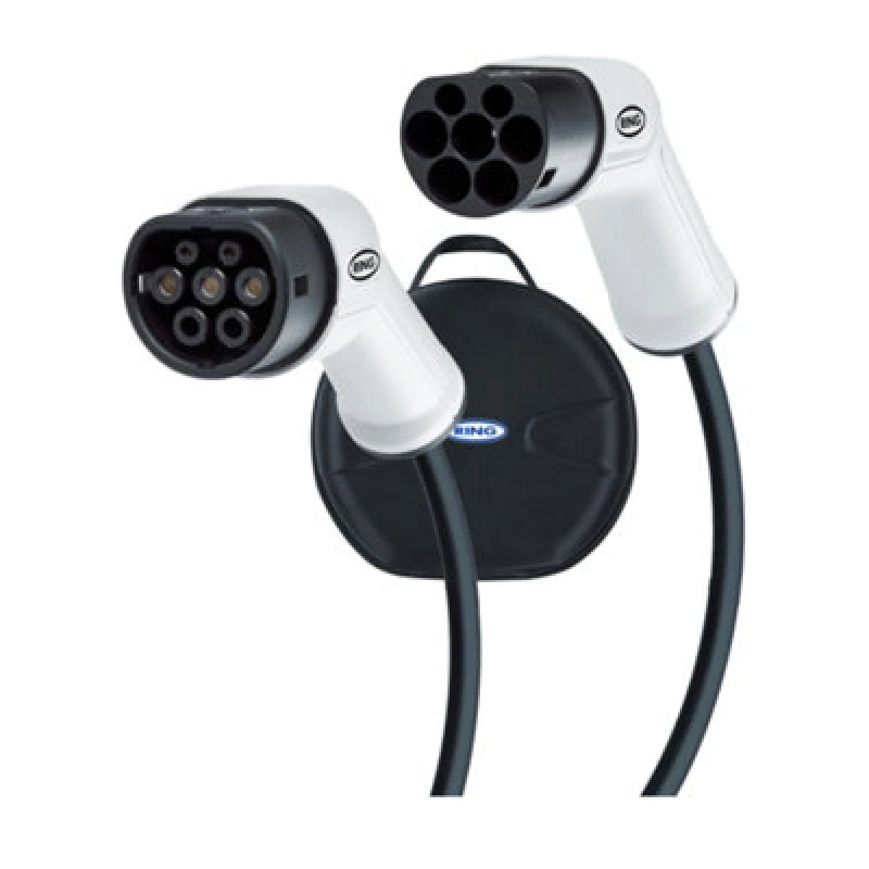 Image of Ring Ring Type 2 to Type 2 Single Phase 16A 5m EV Charging Cable