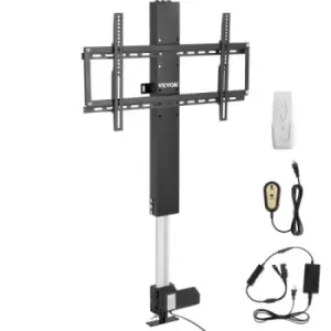 Image of VEVOR 800mm Motorized TV Lift Stroke Length Inches Motorized TV Mount Fit for TV Lift with Remote Control Height Adjustable Load Capacity Wireless Rem