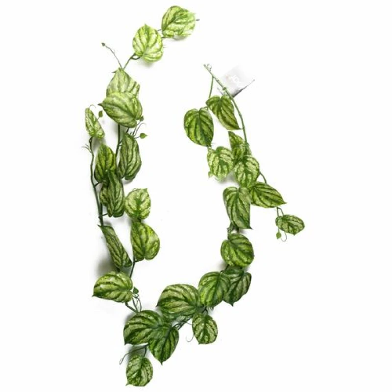 Image of Leaf 180cm Artificial Trailing Hanging Devil's Ivy Plant Realistic Green