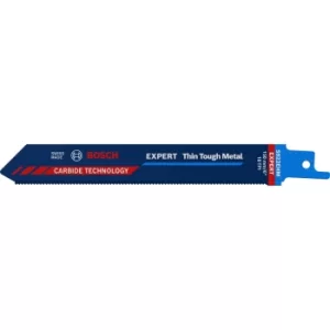 Image of Bosch Expert S922EHM Thin Tough Metal Cutting Reciprocating Saw Blades 150mm Pack of 1