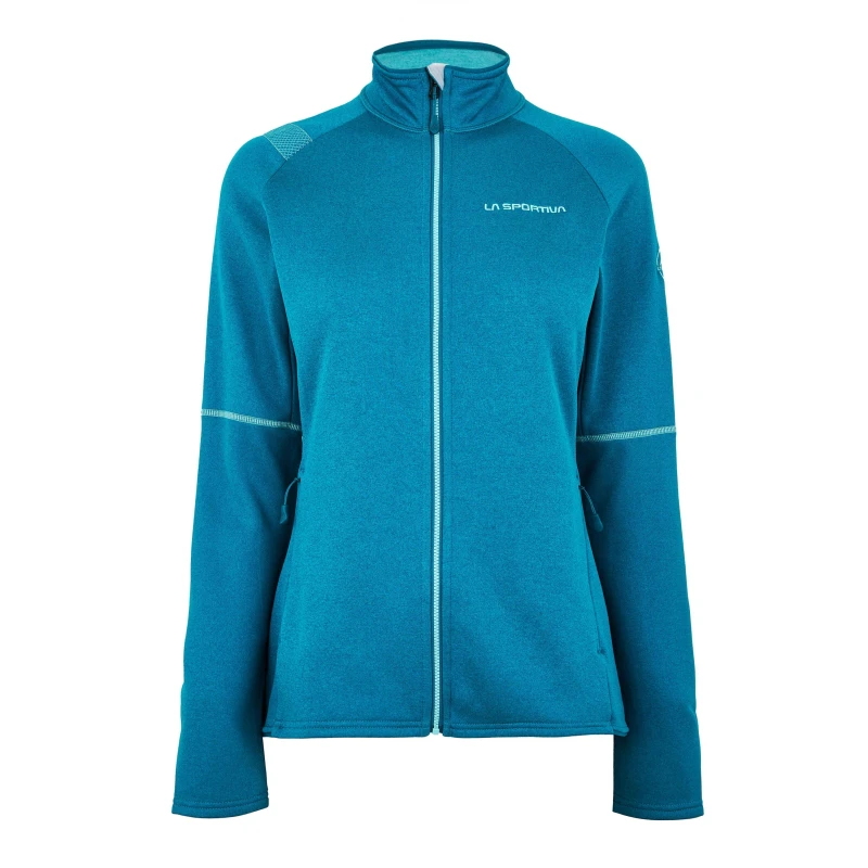 Image of La Sportiva Womens Sport Element Full-Zip Fleece Crystal female 14 (L)