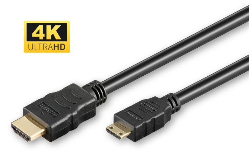 Image of Microconnect HDMI High Speed mini cable. 1m