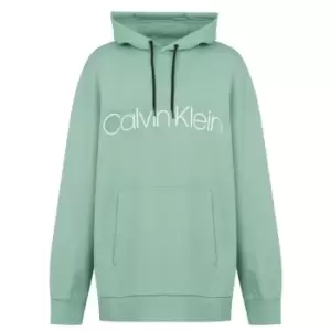 Image of Calvin Klein Cotton Logo Hoodie - Green