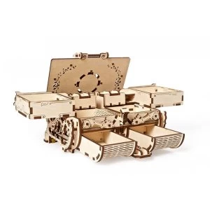 Image of Model Antique Box UGears 3D Wooden Model Kit