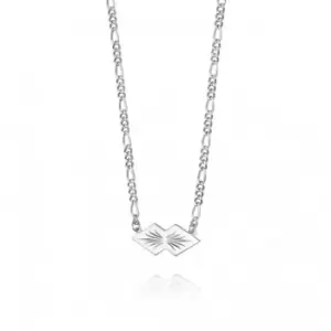 Image of Mini Palm Leaf Sterling Silver Necklace WN01_SLV