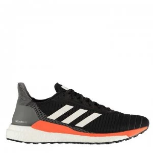 Image of adidas Solar Glide Mens Running Shoes - Black/Wht/Oran
