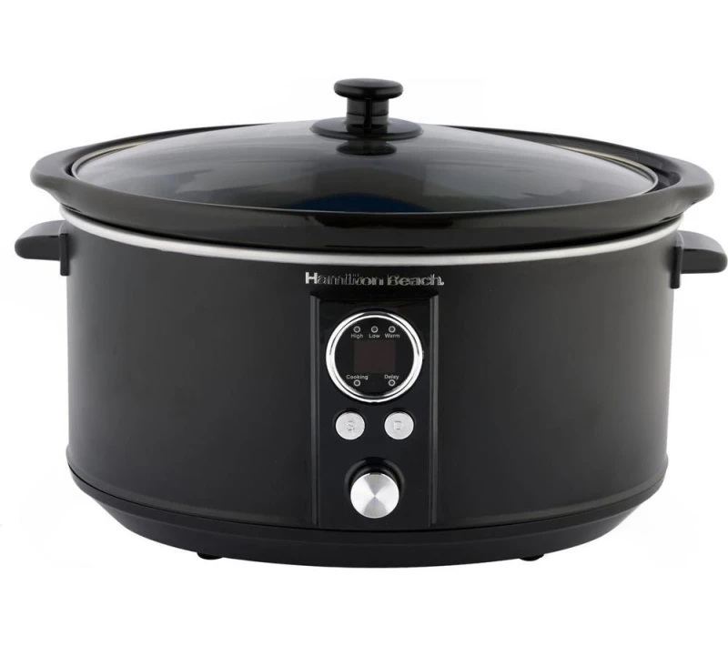 Image of HAMILTON BEACH HBCDE650BLK Slow Cooker - Black 5060916371743