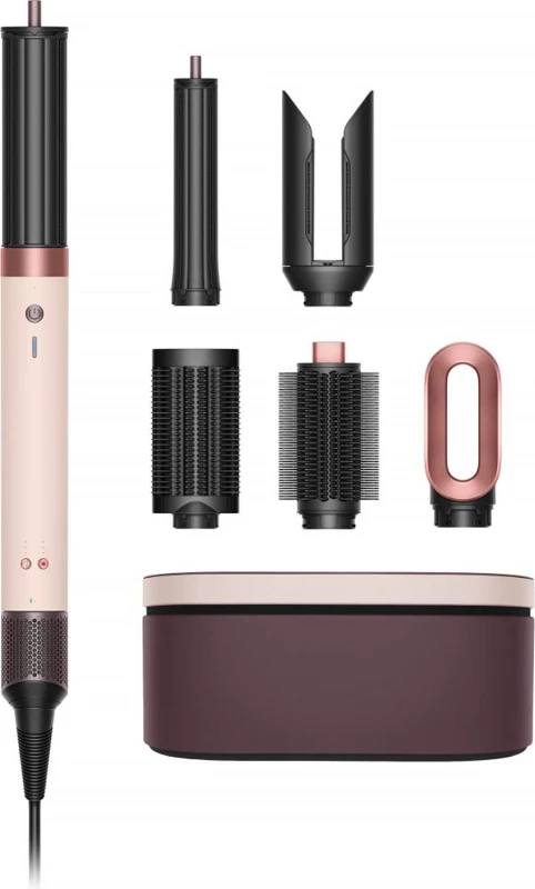 Image of Dyson Airwrap Co-anda 2x Straight+Wavy Hot Air Styler - Ceramic Pink / Rose Gold
