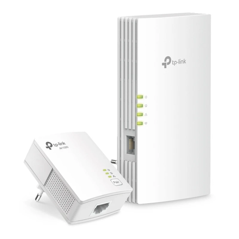 Image of TP-LINK TL-WPA7817 AV1000 WiFi Powerline Adapter Kit - Twin Pack, White 4895252507409