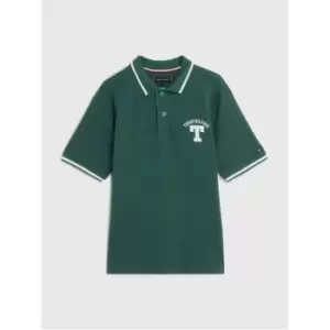 Image of Tommy Hilfiger Varsity Polo S/S - Green