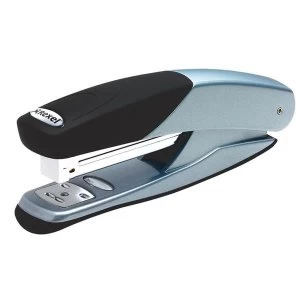 Image of Rexel Torador Full Strip Stapler Metal Rubber Base 25 Sheets Silver/Black