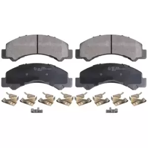 Image of Brake Pad Set 16951 by Febi Bilstein vehicle-dependent installation sides