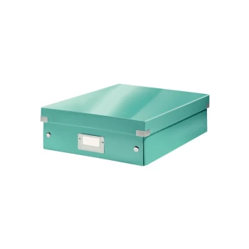 Image of WOW Click & Store Medium Organiser Box Ice Blue