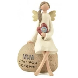 Image of Sitting Mum Angel Decoration