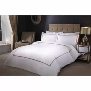 Image of Emma Barclay Mayfair Duvet Set Single Bed Taupe