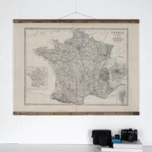 Image of Map118 Multicolor Decorative Framed MDF Painting