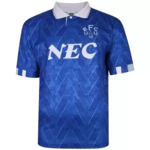 Image of Everton 1990 Home Retro Football Shirt