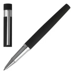 Image of Hugo Boss Pens Stainless Steel Rollerball Pen Loop Black