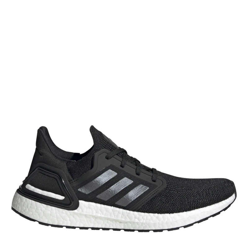 Image of Adidas Ultraboost 20 Mens Running Shoes Road Boys Blk/Night/Wht male 3.5 (36)