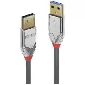 Image of LINDY USB cable USB 3.2 1st Gen (USB 3.0 / USB 3.1 1st Gen) USB-A plug, USB-A plug 3m Grey 36628
