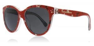 Image of Dolce & Gabbana Matt Silk Sunglasses Rose / Red 298787 49mm