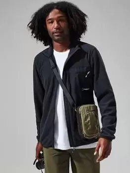 Image of Berghaus Aslam Micro Full Zip Fleece - Black, Size S, Men