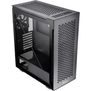 Image of Thermaltake Divider 500 TG Air Black Midi tower PC casing Black 2 built-in fans, Window, Dust filter