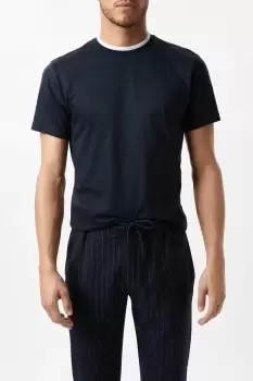 Image of Mens Premium Mercerised Tipped Cotton T-Shirt