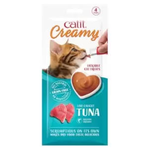 Image of Catit Creamy Tuna Cat Treats 4 x 10g