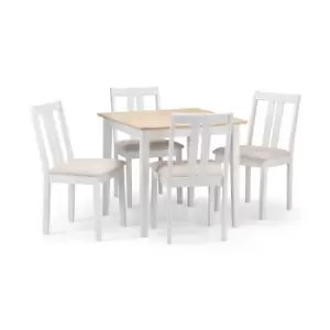 Image of Julian Bowen Rufford Two Tone Extendable Dining Set