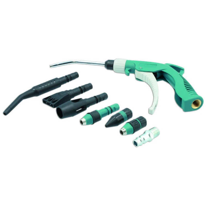 Image of Laser Laser - Tools Air Blow Gun Kit 9pc Max Pressure 220psi In An eva Foam Tray 7835 5018341078355
