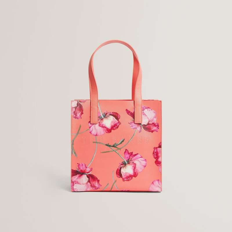 Image of Ted Baker Large Soocon Shopper Bag Coral Print female One Size