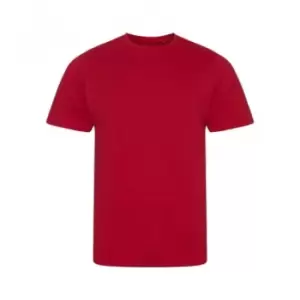 Image of Ecologie Mens Organic Cascades T-Shirt (XL) (Fire Red)
