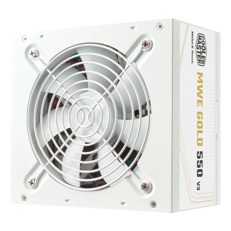 Image of Cooler Master MWE Bronze 550w ATX 3.1 Non Modular Power Supply - White - MPE-5502-ACAAG-3GUK