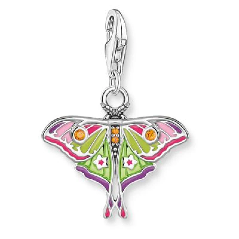 Image of Thomas Sabo 2209-691-7 Silver Charm Pendant With Colourful Jewellery