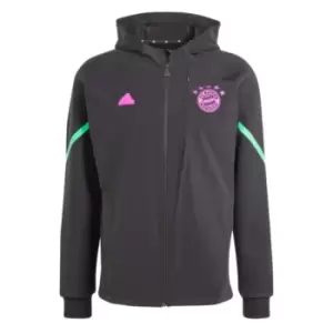 Image of 2023-2024 Bayern Munich D4GMD Full Zip Hoody (Black)