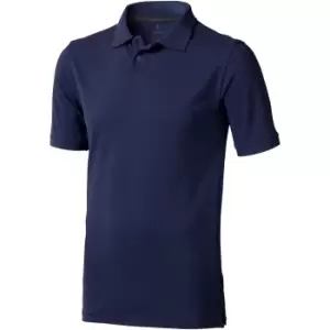 Image of Elevate Mens Calgary Short Sleeve Polo (S) (Navy)